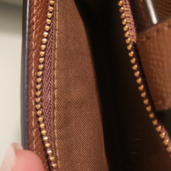 Coach Dark Brown Leather Wallet - Picture 6 of 6